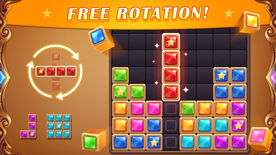 Block Puzzle: Diamond Star স্ক্রিনশট 1