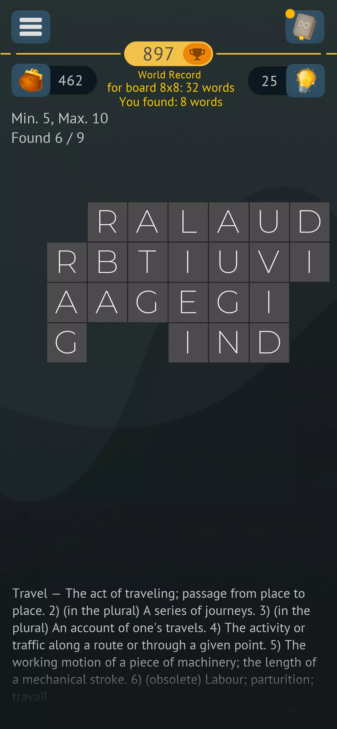 Word Search Infinite Puzzles Screenshot 3