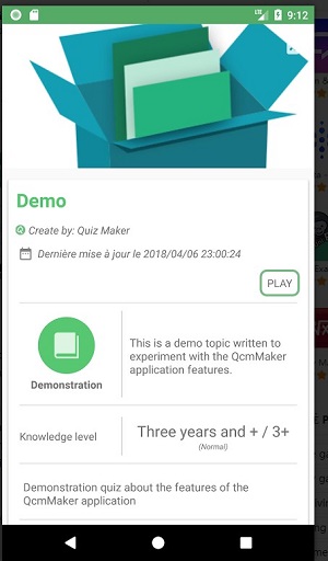 Quiz Maker (Criar quiz /teste) Captura de tela 1