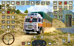 Indian Truck Offroad Cargo 3D ဖန်သားပြင်ဓာတ်ပုံ 1