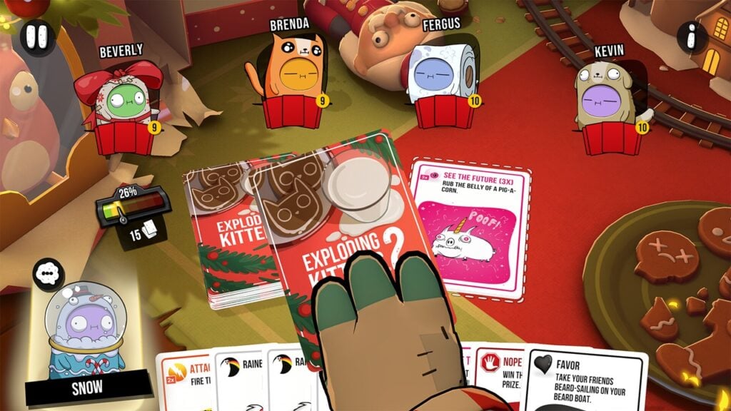 Exploding Kittens 2 rilascia un pacchetto di Babbo Artigli per celebrare le vacanze!