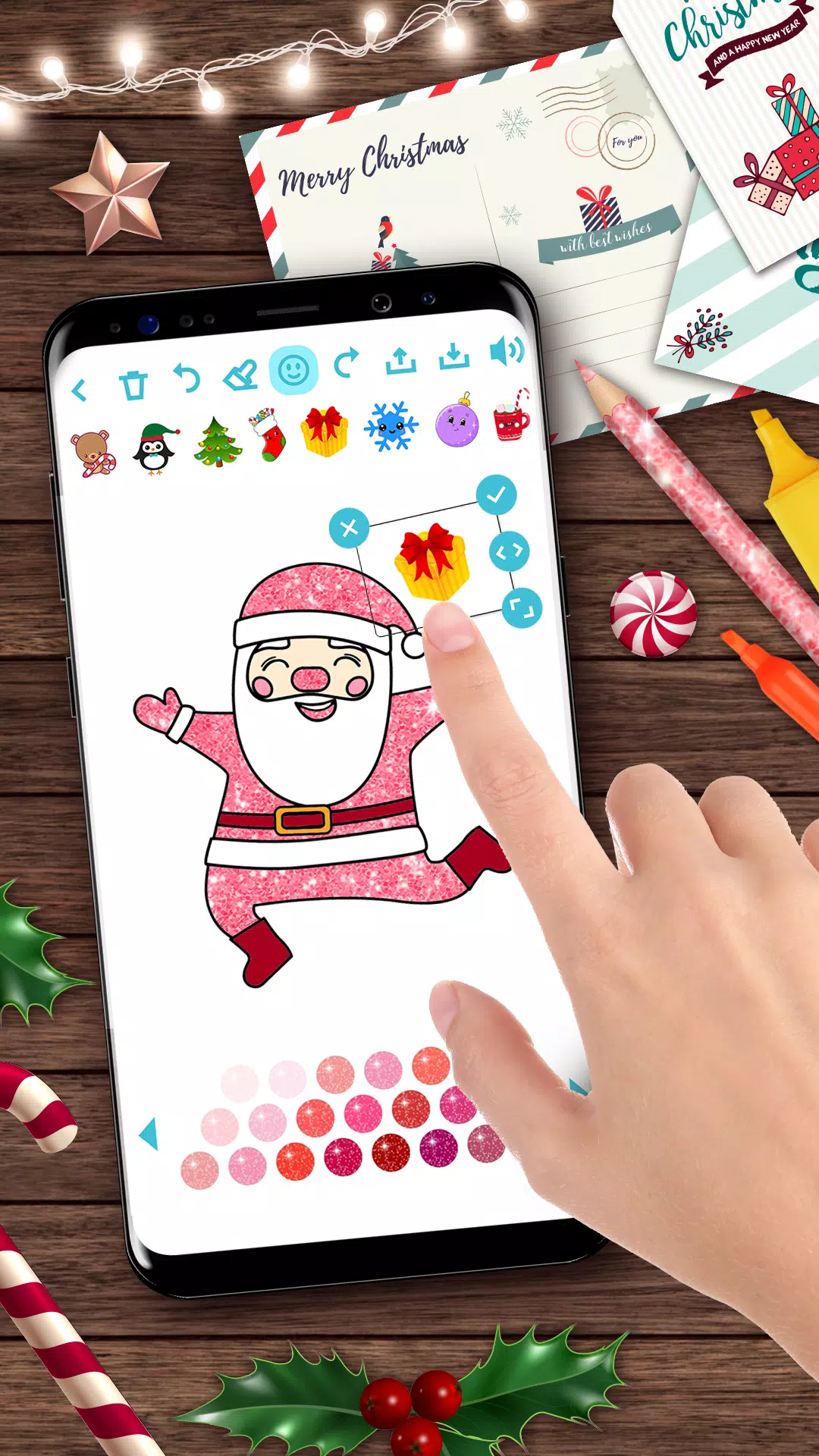 Christmas kids coloring Скриншот 1