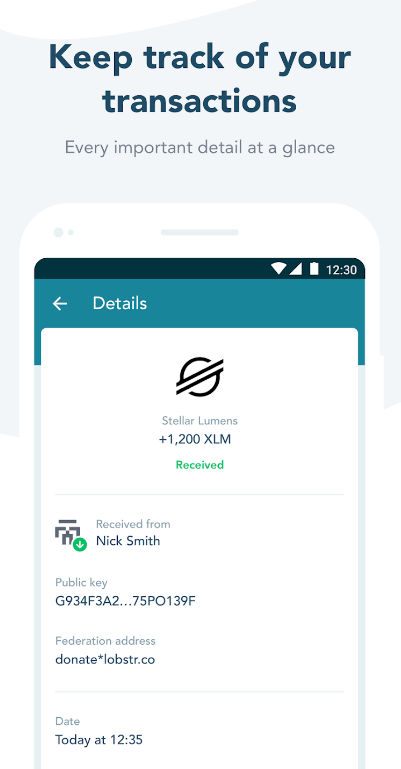 LOBSTR Wallet স্ক্রিনশট 0