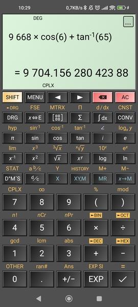 HiPER Scientific Calculator Screenshot 3