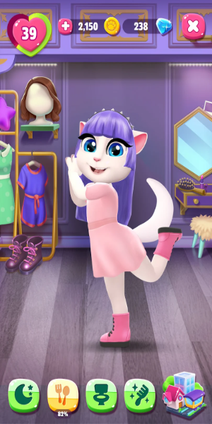 My Talking Angela 2 Captura de pantalla 2