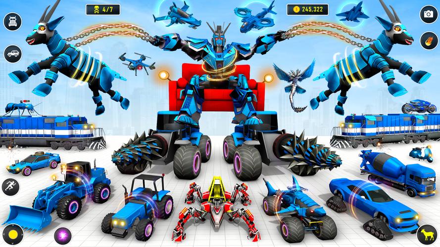 jogo de carro robô cabra Captura de tela 1