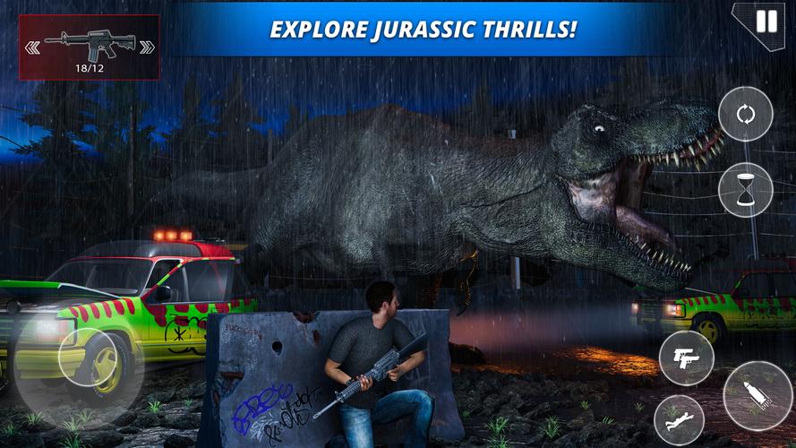 Jurassic Zoo Dinosaur Hunting ဖန်သားပြင်ဓာတ်ပုံ 0