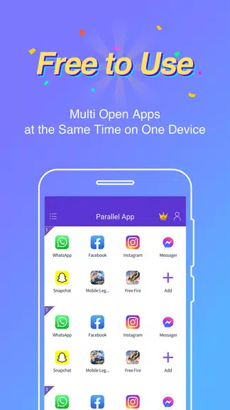 Parallel App - Dual App Cloner Скриншот 0