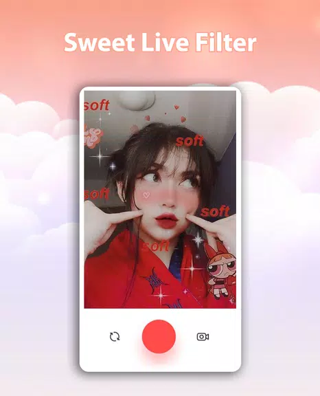 Sweet Live Filter Face Camera Zrzut ekranu 0