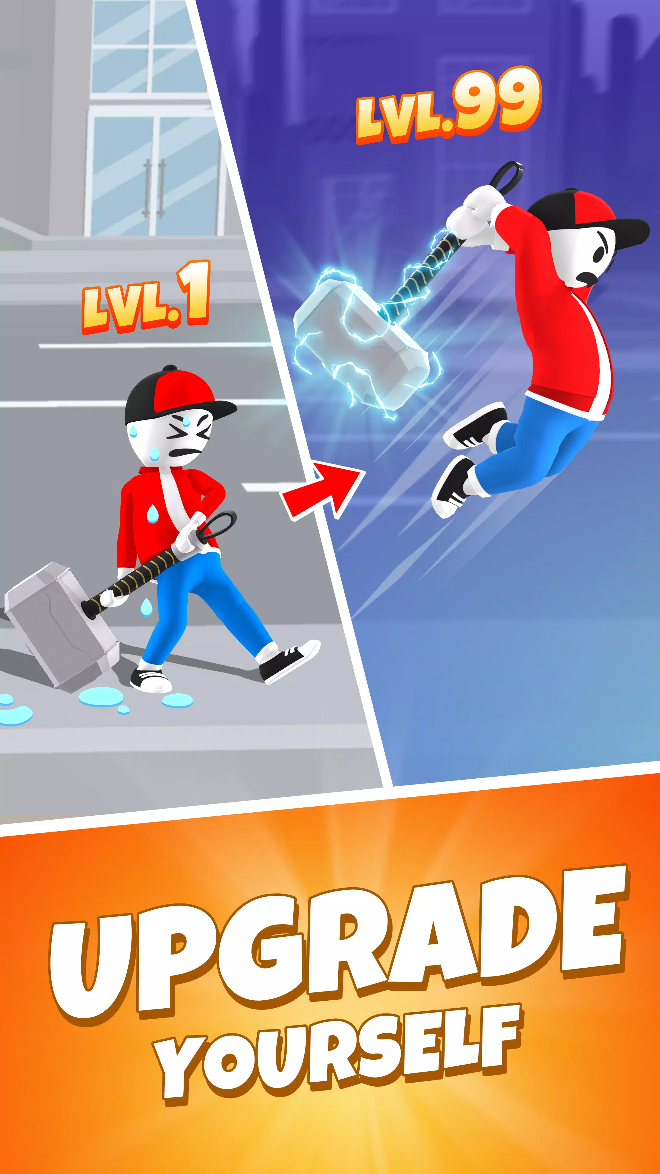 Merge Fighting: Hit Fight Game ภาพหน้าจอ 2