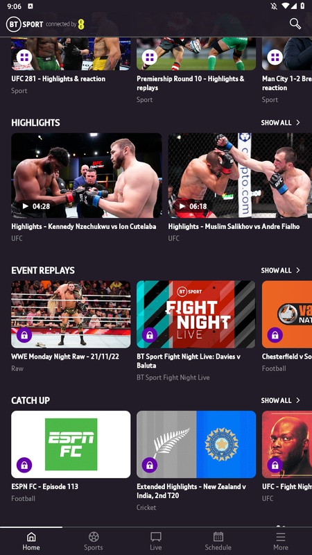 TNT Sports: News & Results Ekran Görüntüsü 1