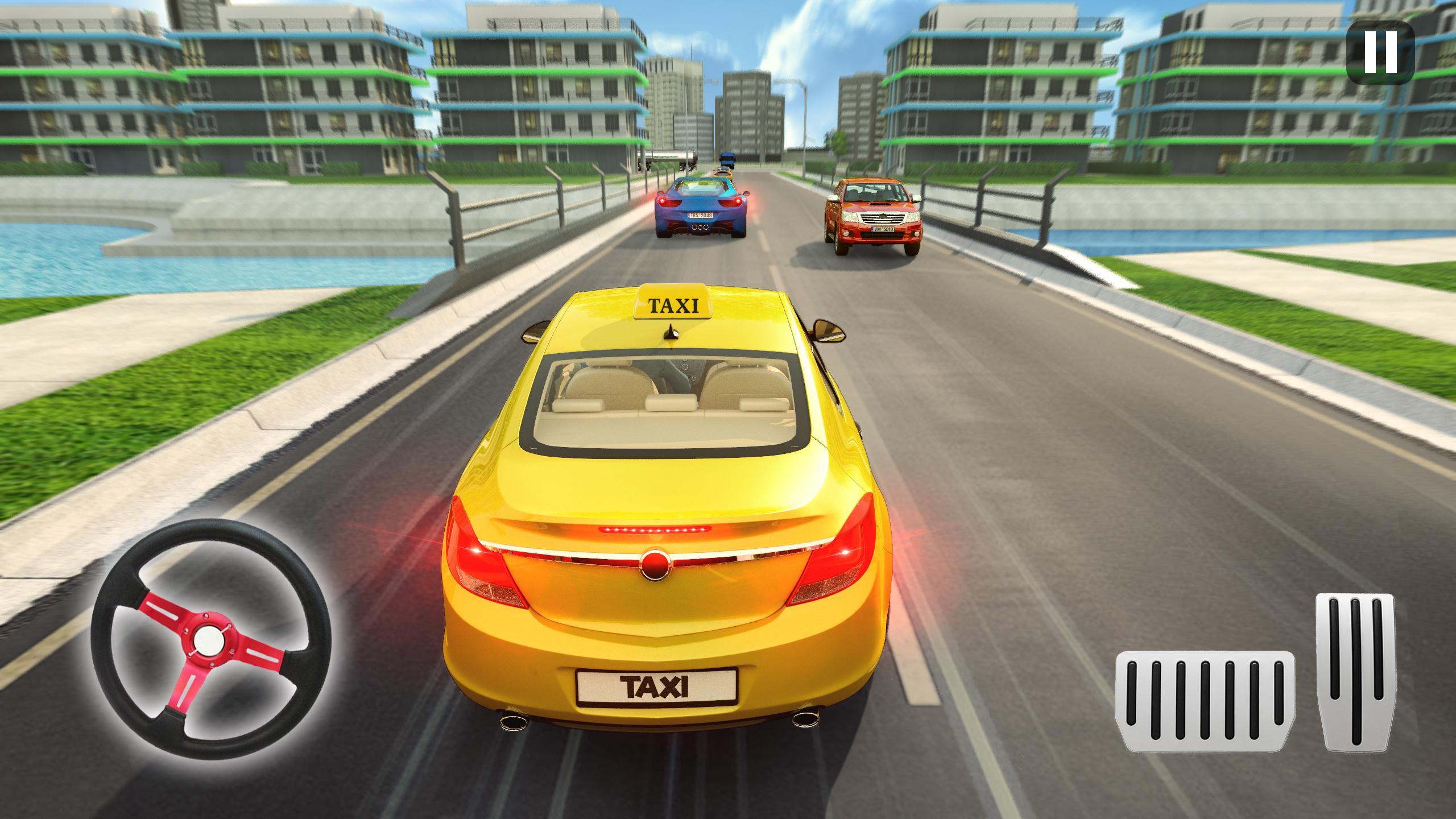 US City Taxi Games - Car Games স্ক্রিনশট 2