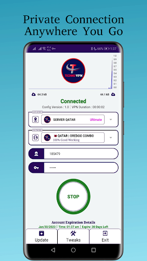 Techno Vpn Pro Captura de pantalla 2