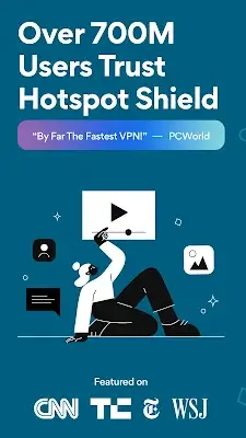 HotspotShield VPN & Wifi Proxy Schermafbeelding 0