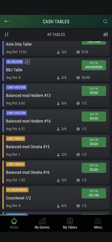 Evenbet Poker Zrzut ekranu 1