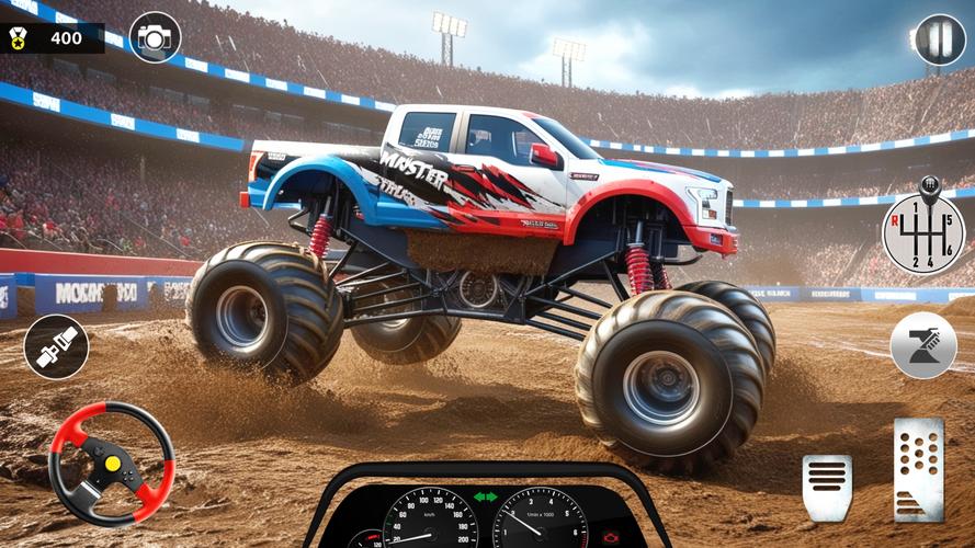 Monster Truck Racing Game 3D स्क्रीनशॉट 2