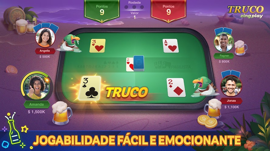 Truco ZingPlay: Jogo de cartas Schermafbeelding 1