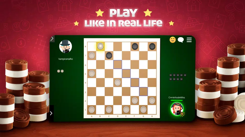 Checkers Online: board game Screenshot 1