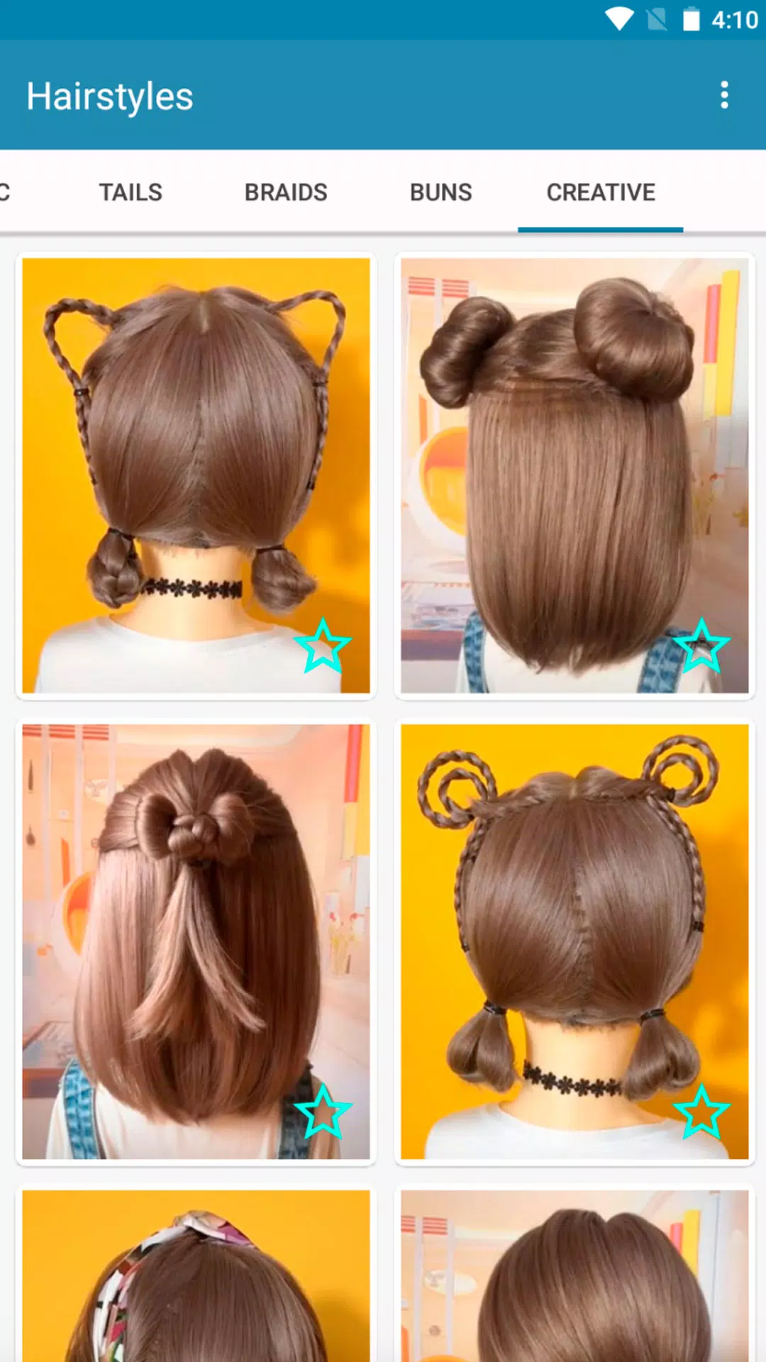 Hairstyles for short hair Screenshot 1