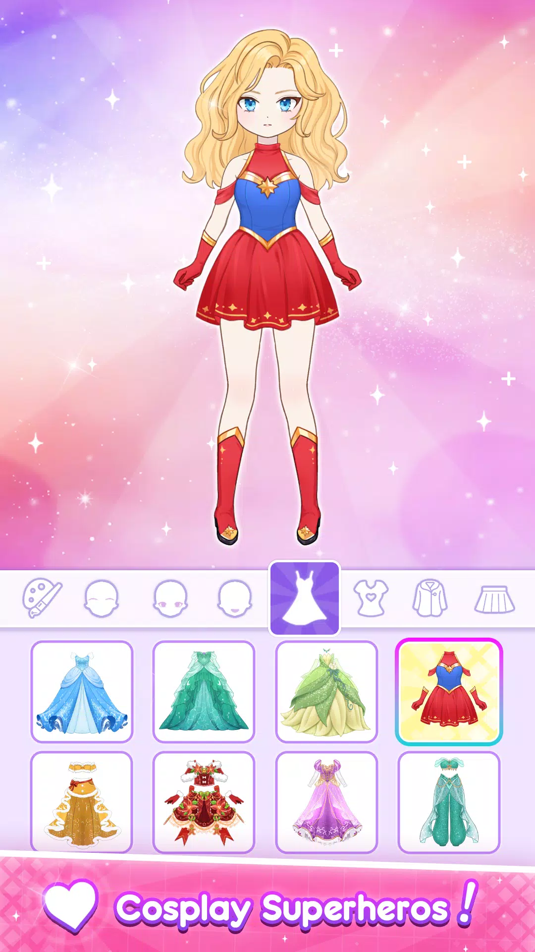 Anime Dress Up - Doll Dress Up Captura de pantalla 0