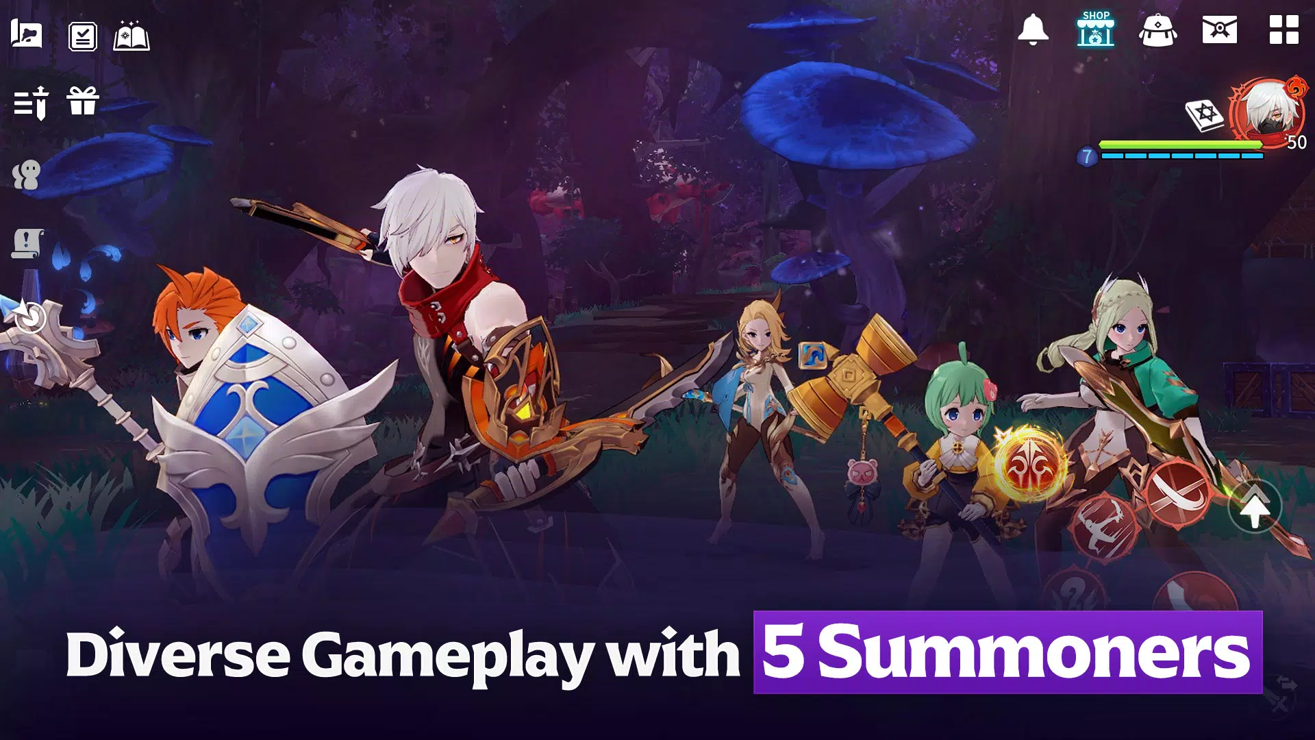 Summoners War: Chronicles Captura de tela 2