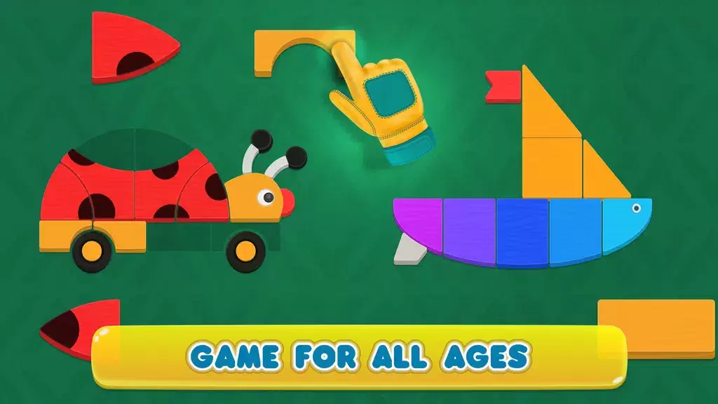 Cosmo Shapes Puzzles for kids Screenshot 1