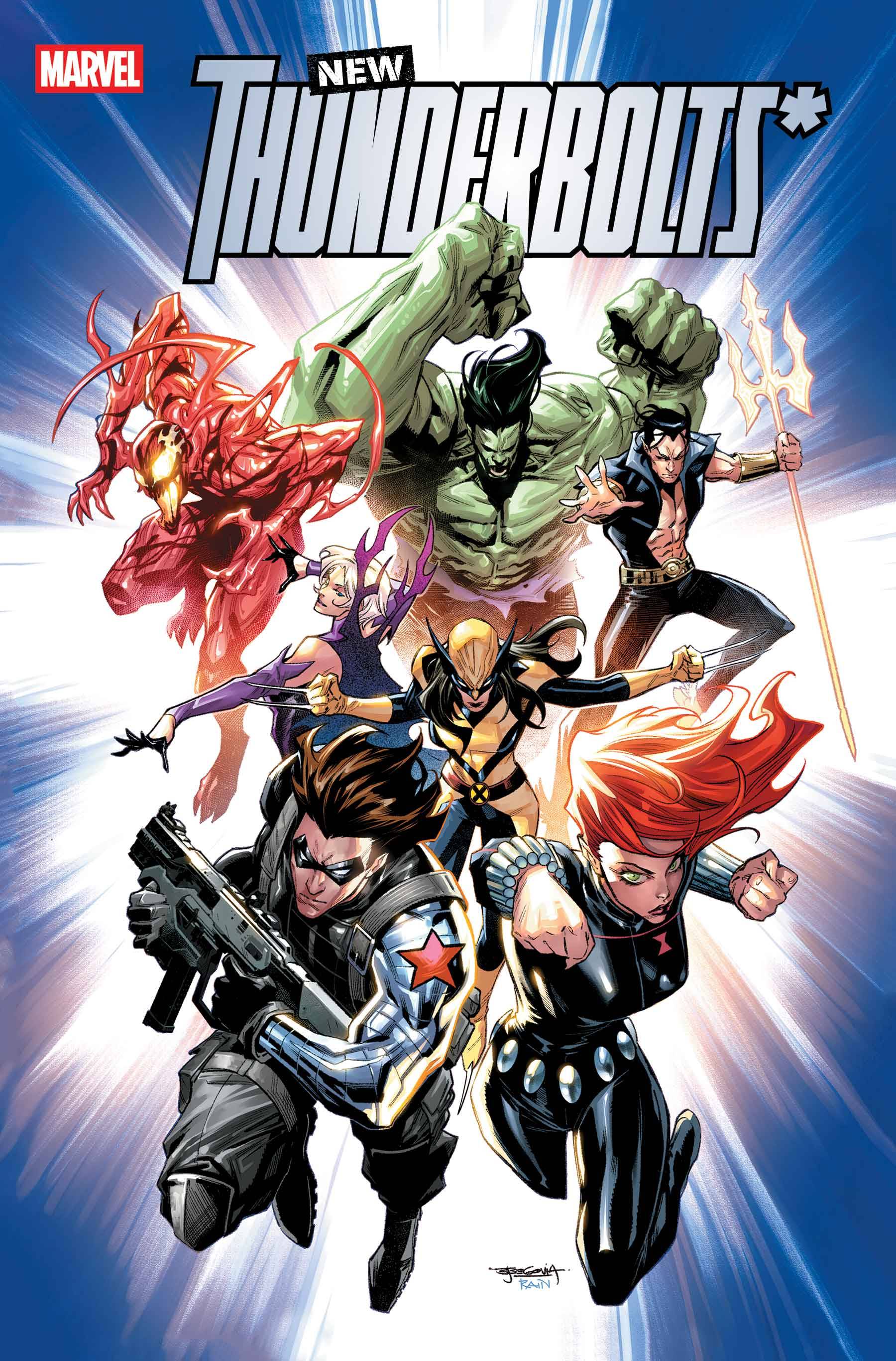 Новые Thunderbolts* #1 обложка Стивена Сеговии