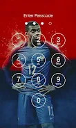 Kylian Mbappe Lock Screen Capture d'écran 3