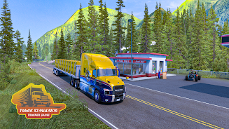 Truck Simulator : Trucker Game स्क्रीनशॉट 0