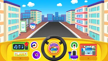 Tayo Bus Game - Bus Driver Job Schermafbeelding 3