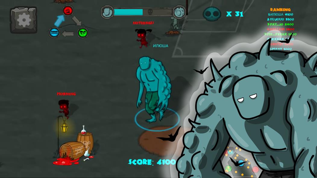 Zombeat.io - io games zombies Mod Tangkapan skrin 1