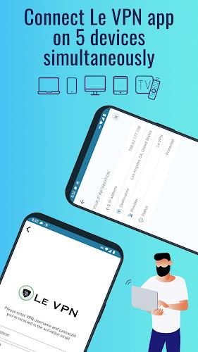Le VPN: Secure Internet Proxy স্ক্রিনশট 2