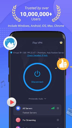 iTop VPN: Proxy & Game Booster Скриншот 2