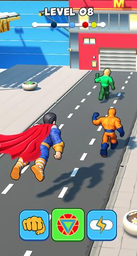 Superhero Transform Shift Game Capture d'écran 1