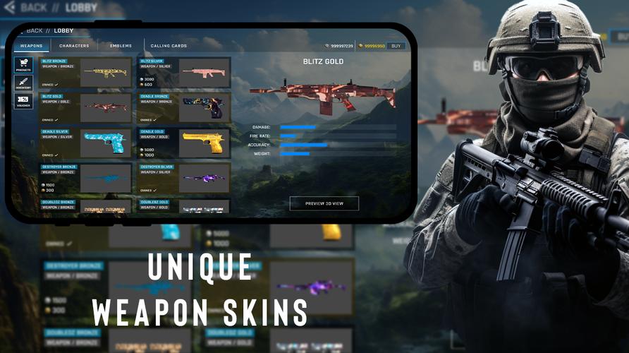 Shadowstrike FPS स्क्रीनशॉट 3