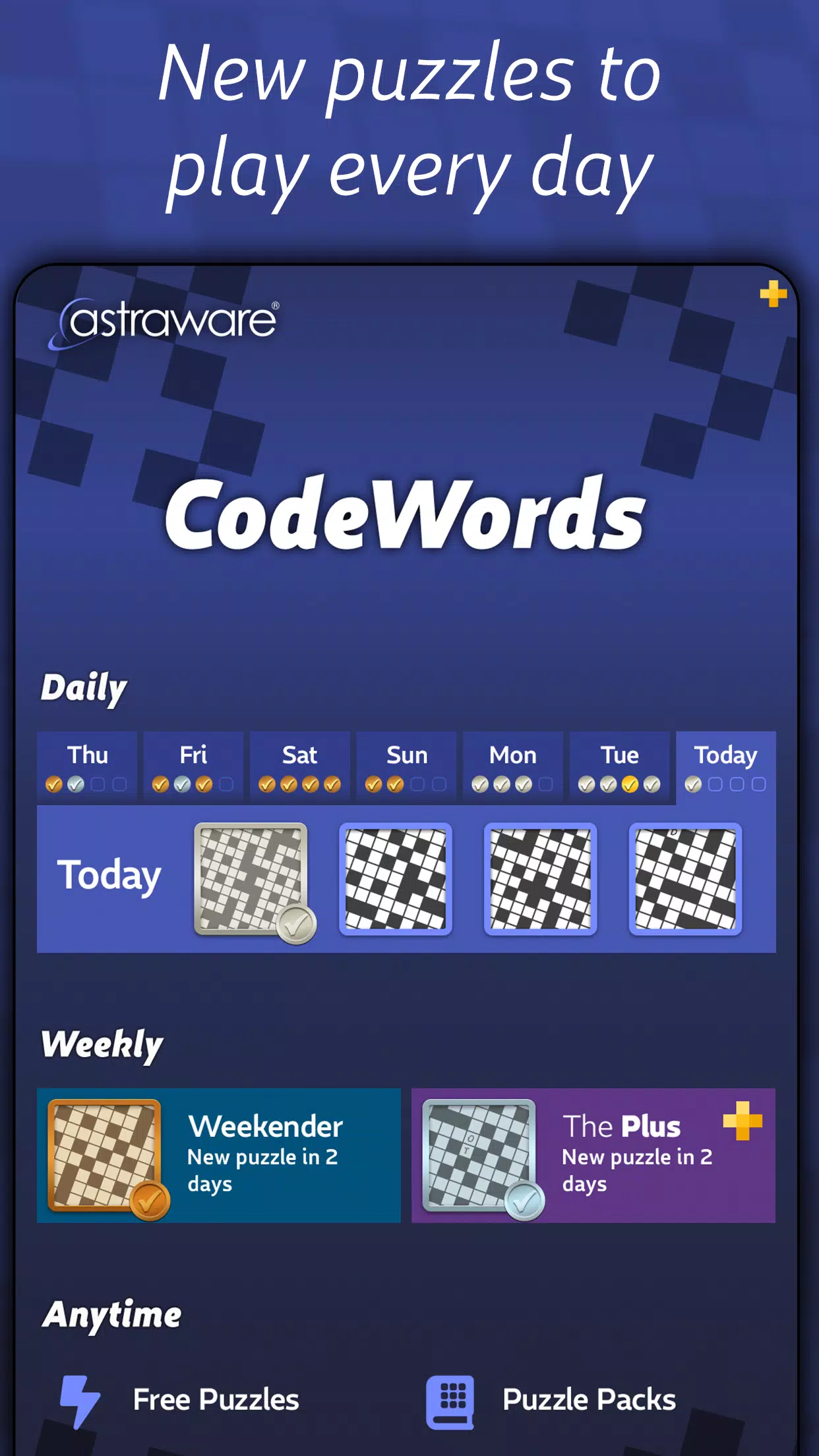 Astraware CodeWords Скриншот 3