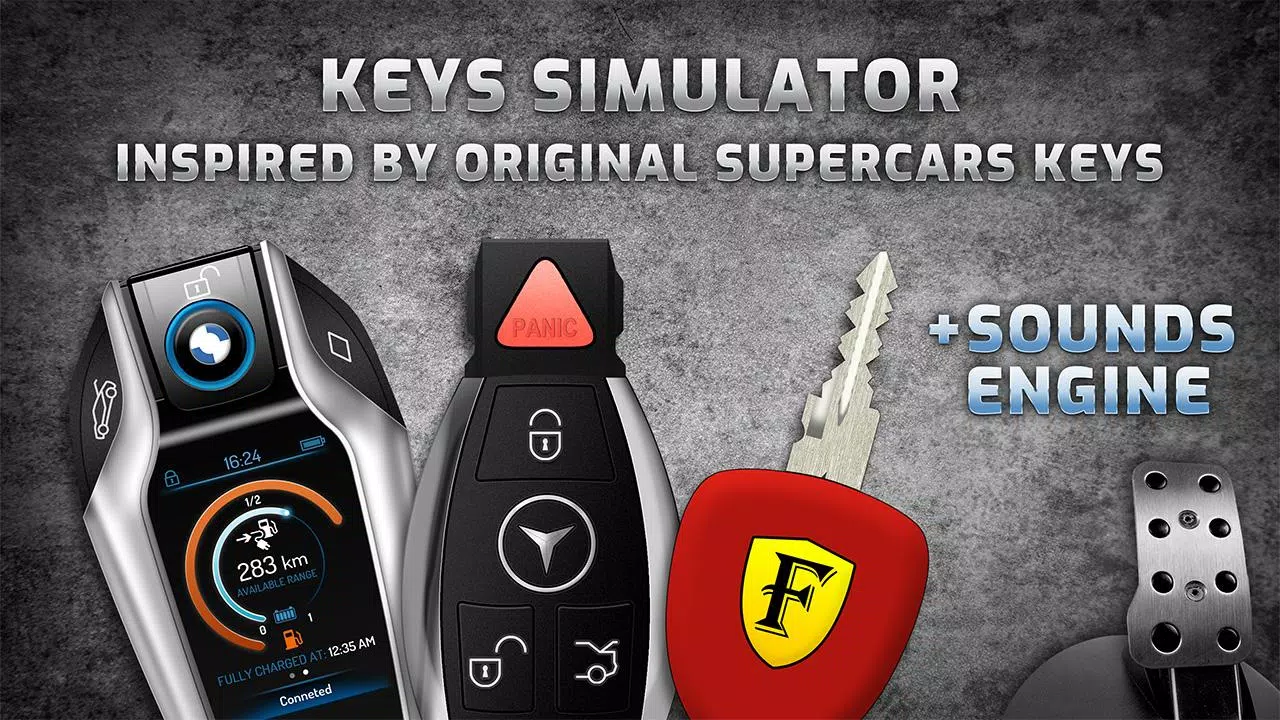 Keys simulator and cars sounds Ekran Görüntüsü 0