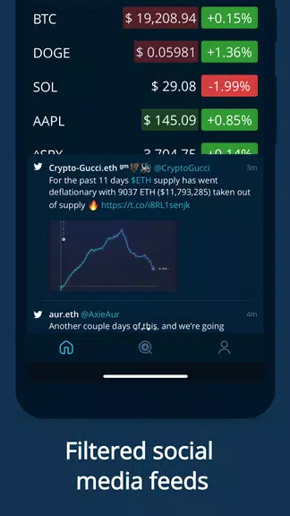 HODL Real-Time Crypto Tracker Zrzut ekranu 2