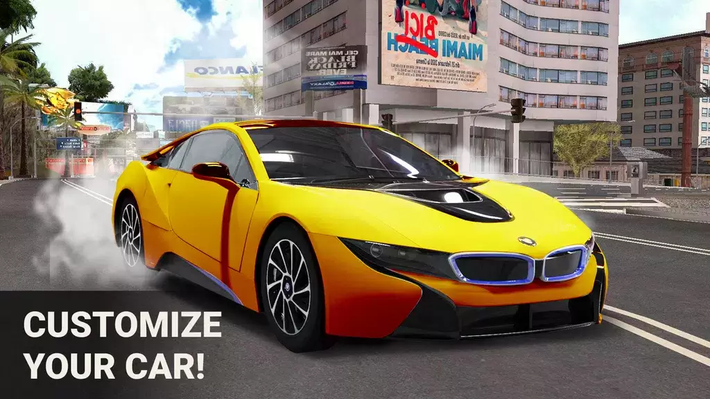 Driver BMW I8 Night City Racer Zrzut ekranu 2