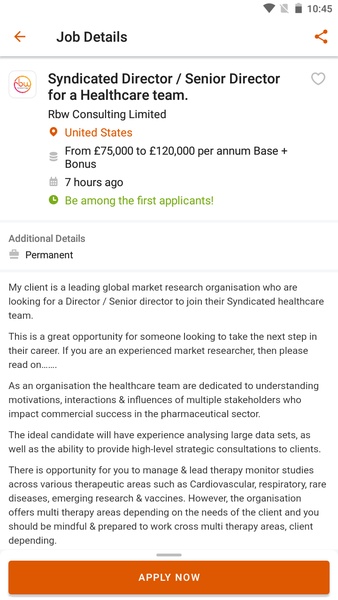 Totaljobs - UK Job Search App Screenshot 1