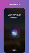 Commands for Siri voice app. Captura de tela 0