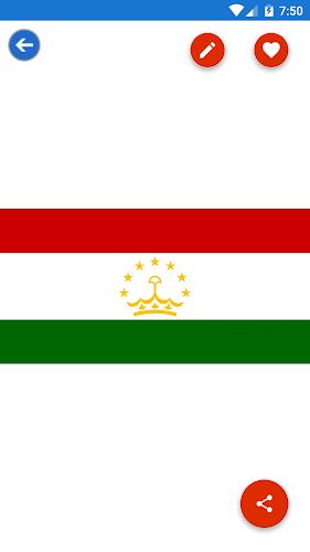 Tajikistan Flag Wallpaper: Fla Tangkapan skrin 1