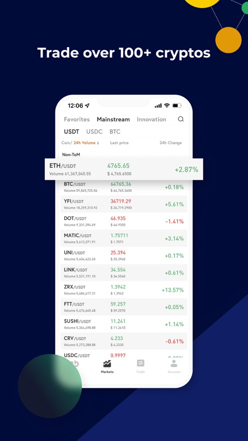 ABCC Exchange Schermafbeelding 1