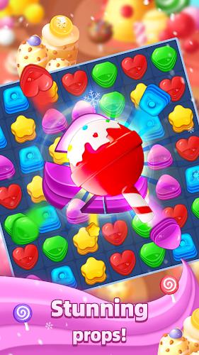 Sweet Candy Cat Puzzle Game 스크린샷 1