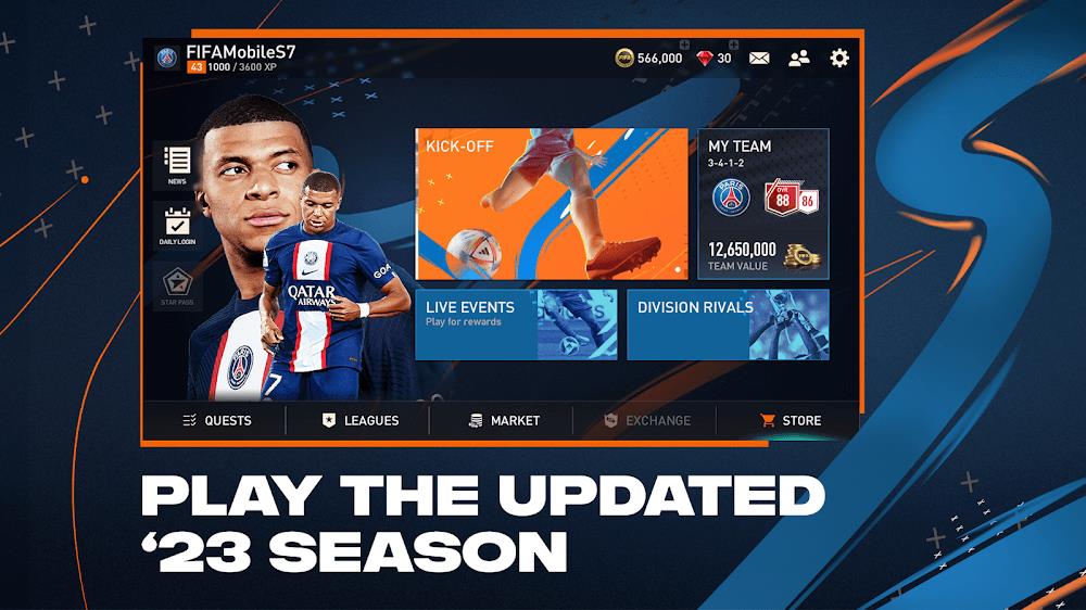 FIFA Soccer Mobile ภาพหน้าจอ 3