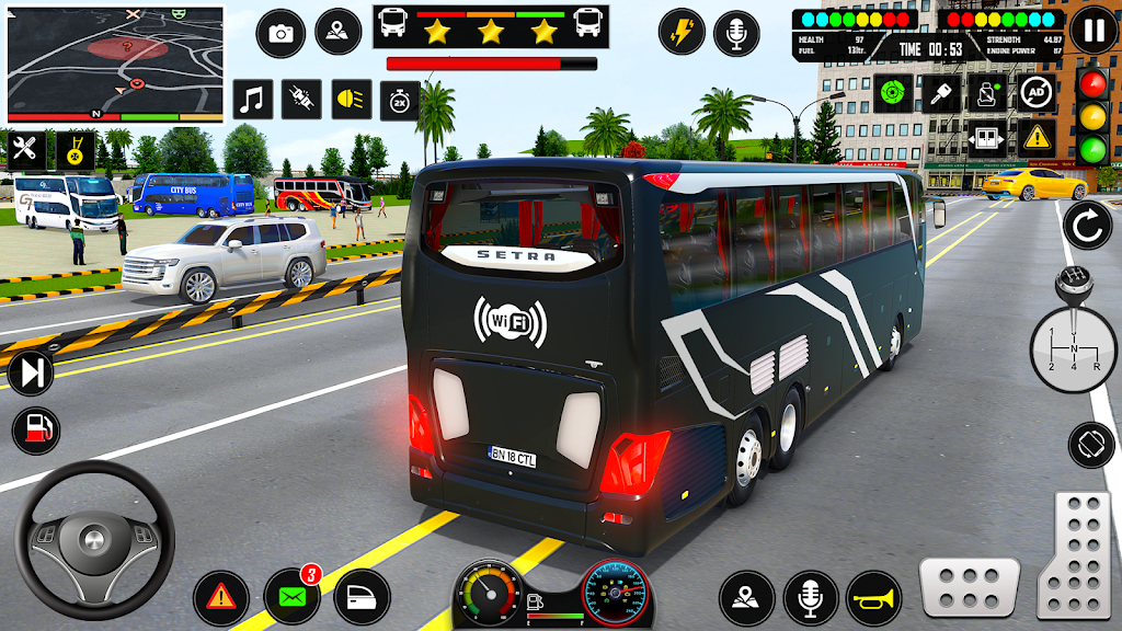 US Bus Simulator 3d Games 2024 Captura de tela 2