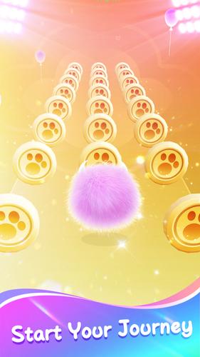 Fluffy Ball: Music Hop Game スクリーンショット 3