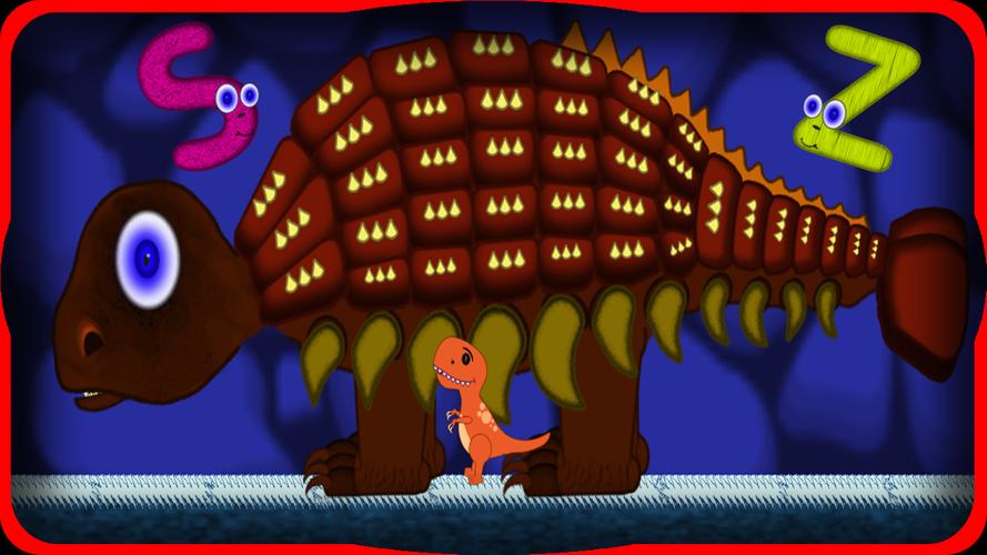 Dino ABC and puzzles Captura de tela 0