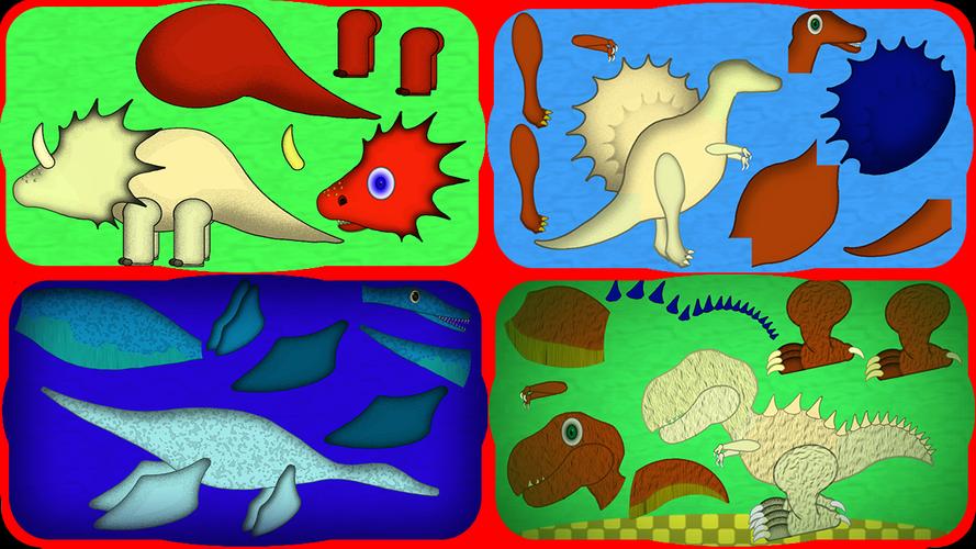 Dino ABC and puzzles Captura de tela 2