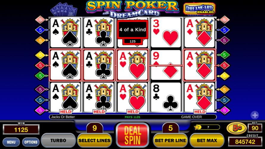 Spin Poker™ Casino Video Slots Tangkapan skrin 2